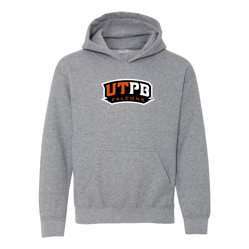 Youth UTPB Falcons Gildan Heavy Blend  Hooded Sweatshirt